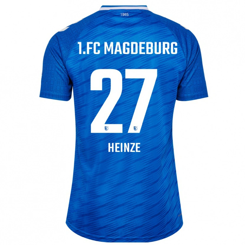 Danxen Heren Vanessa Heinze #27 Blauw Wit Thuisshirt Thuistenue 2025/26 T-Shirt België