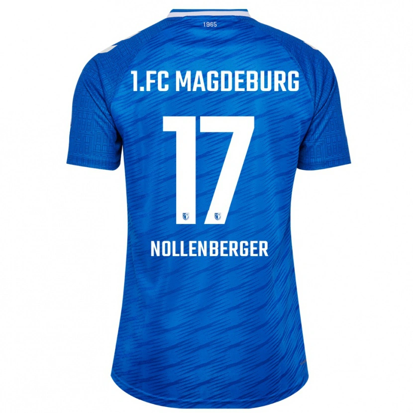 Danxen Heren Alexander Nollenberger #17 Blauw Wit Thuisshirt Thuistenue 2025/26 T-Shirt België