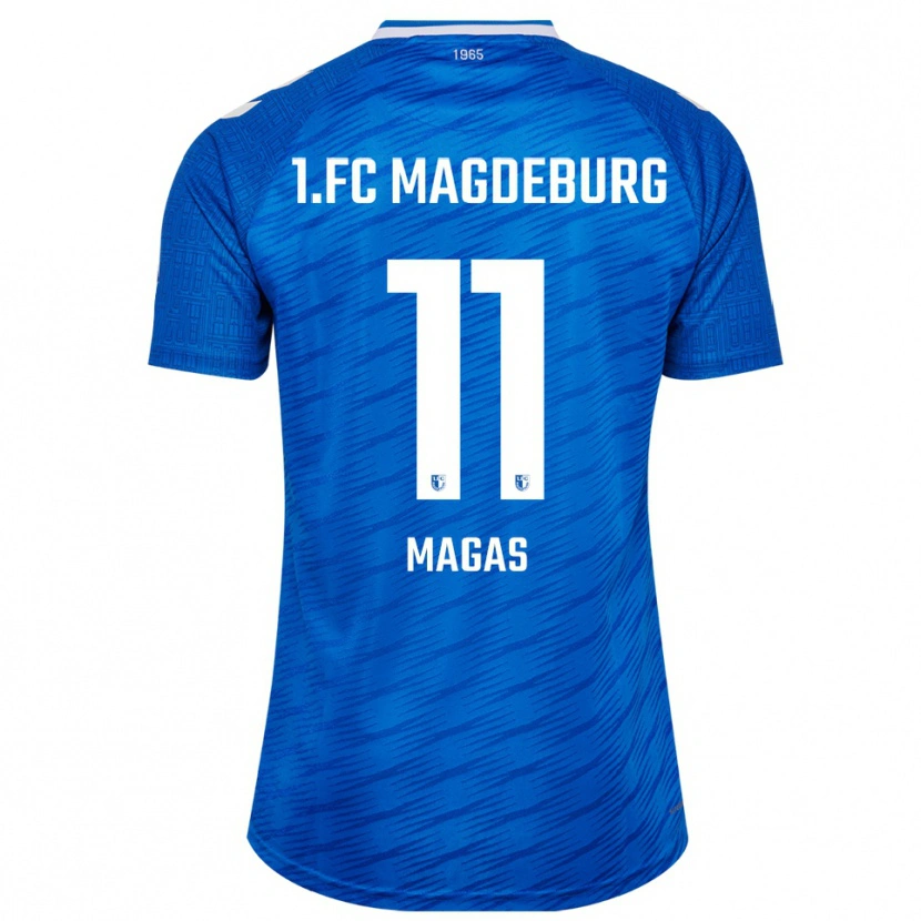 Danxen Heren Lena Magas #11 Blauw Wit Thuisshirt Thuistenue 2025/26 T-Shirt België