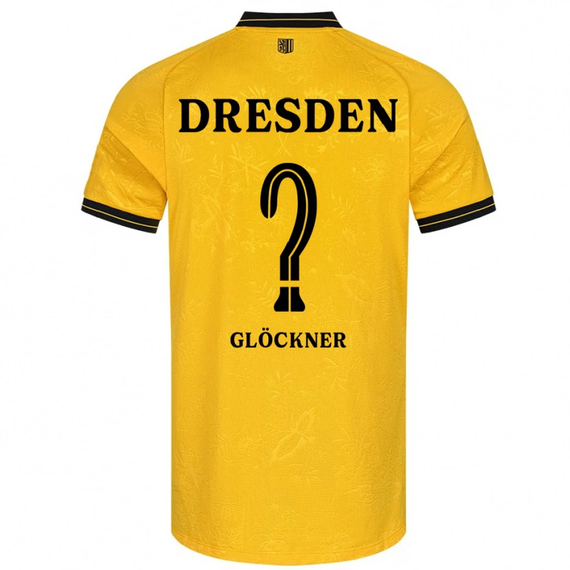Danxen Heren Patricia Glöckner #0 Geel Zwart Thuisshirt Thuistenue 2025/26 T-Shirt België