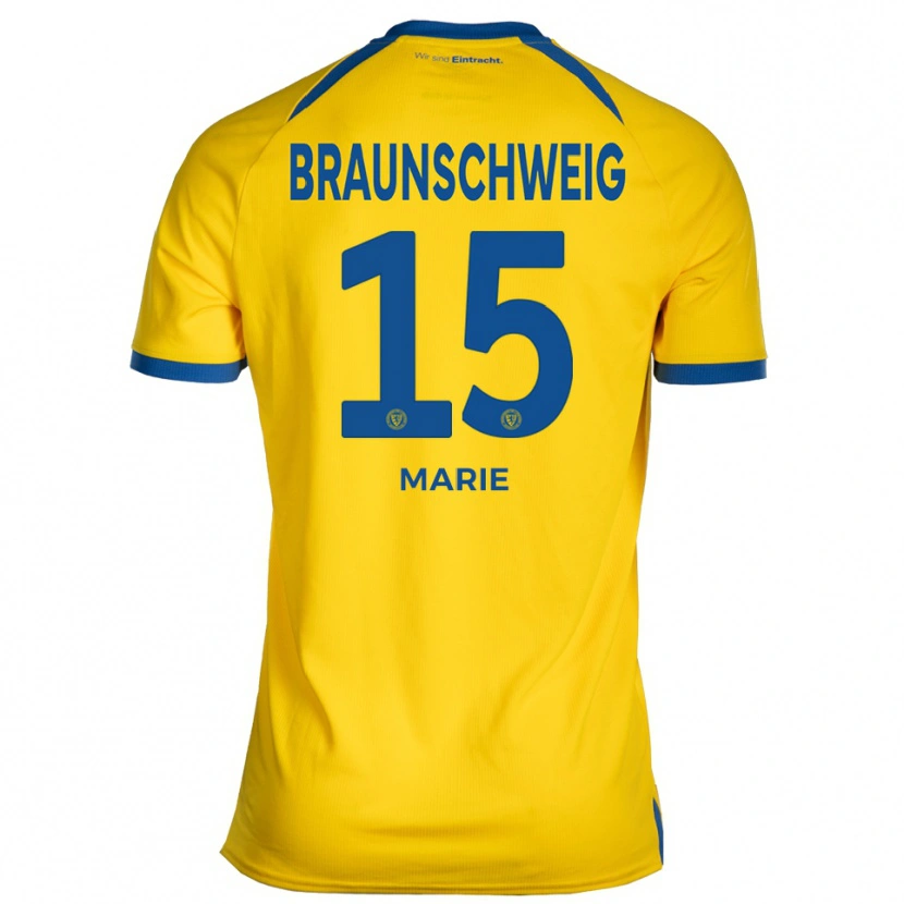 Danxen Heren Max Marie #15 Geel Blauw Thuisshirt Thuistenue 2025/26 T-Shirt België