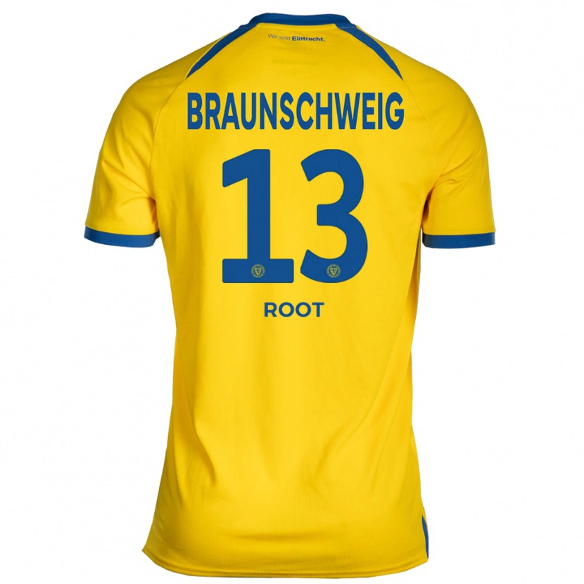 Danxen Heren Maxim Root #13 Geel Blauw Thuisshirt Thuistenue 2025/26 T-Shirt België