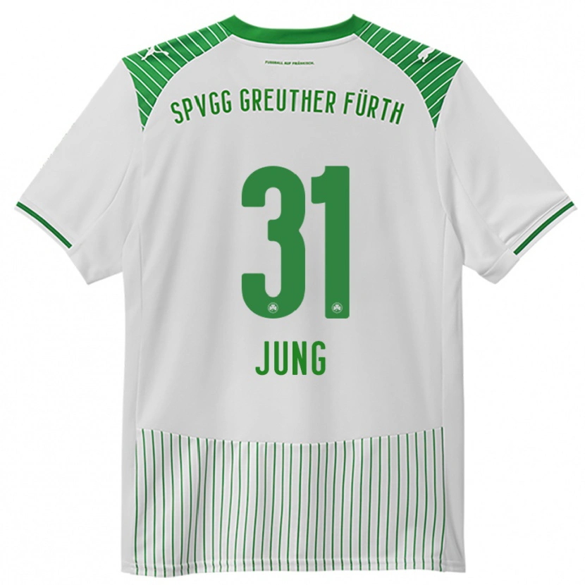 Danxen Heren Sebastian Jung #31 Wit Groen Thuisshirt Thuistenue 2025/26 T-Shirt België