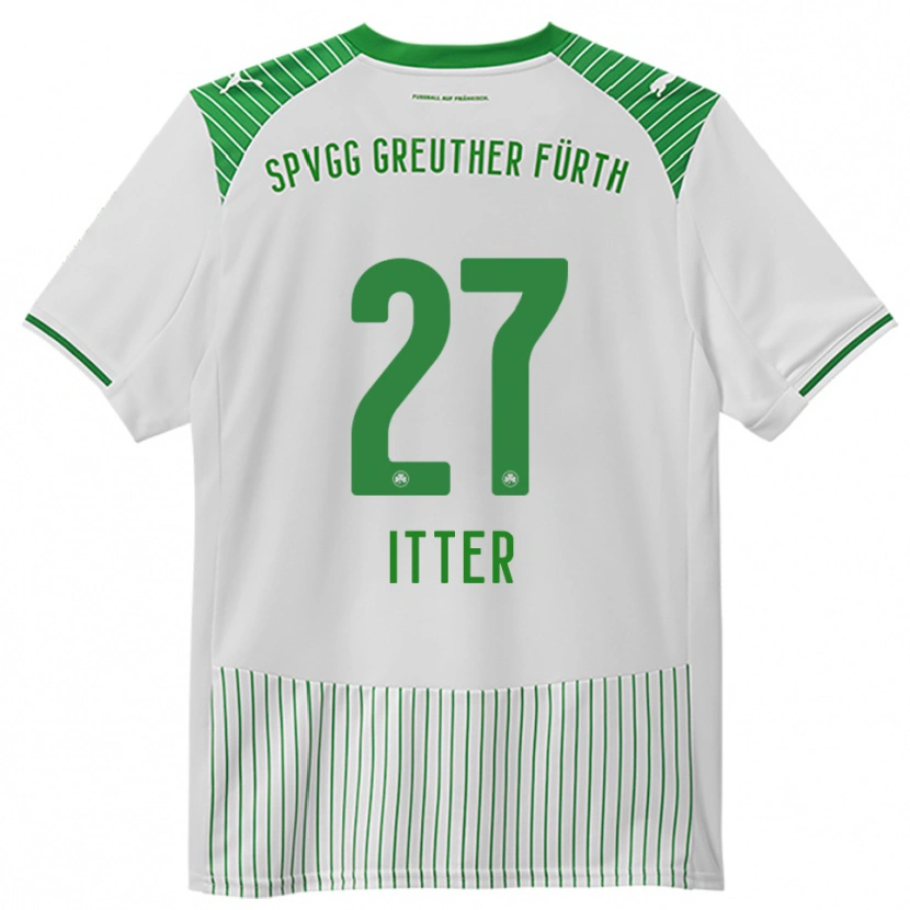 Danxen Heren Luca Itter #27 Wit Groen Thuisshirt Thuistenue 2025/26 T-Shirt België