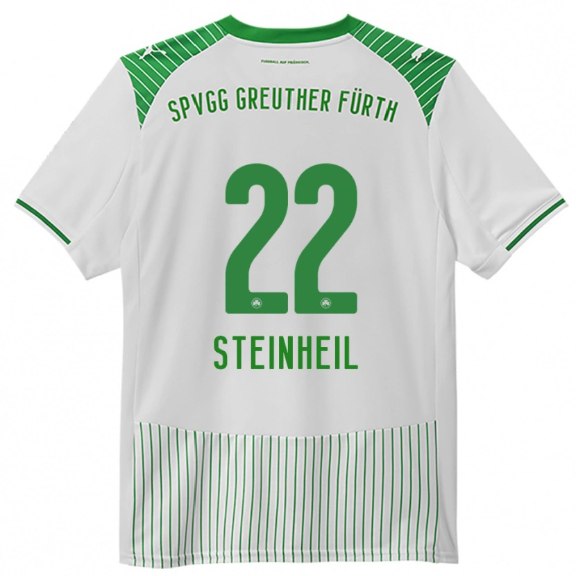 Danxen Heren Melvin Steinheil #22 Wit Groen Thuisshirt Thuistenue 2025/26 T-Shirt België