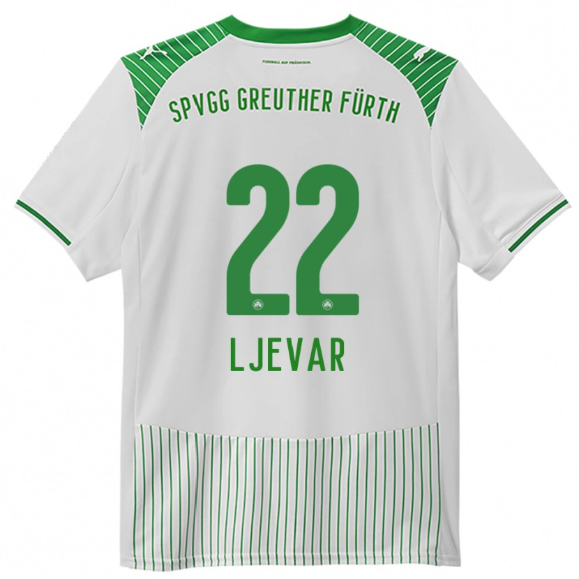 Danxen Heren Nico Ljevar #22 Wit Groen Thuisshirt Thuistenue 2025/26 T-Shirt België