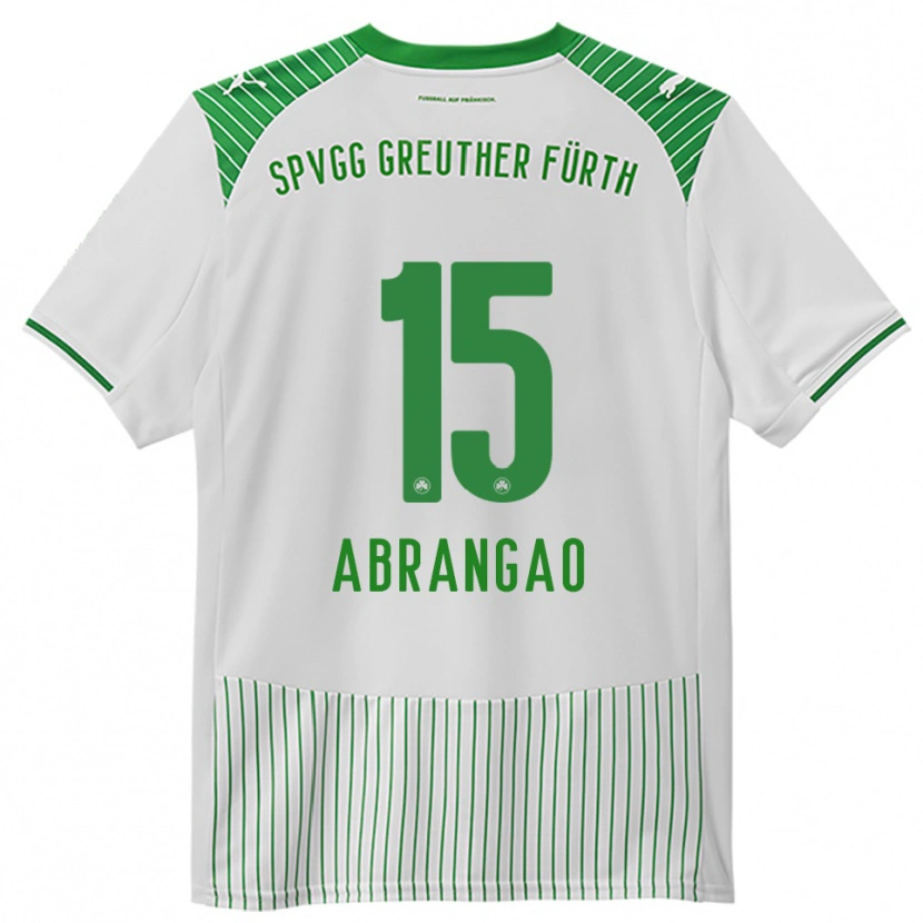 Danxen Heren David Abrangao #15 Wit Groen Thuisshirt Thuistenue 2025/26 T-Shirt België