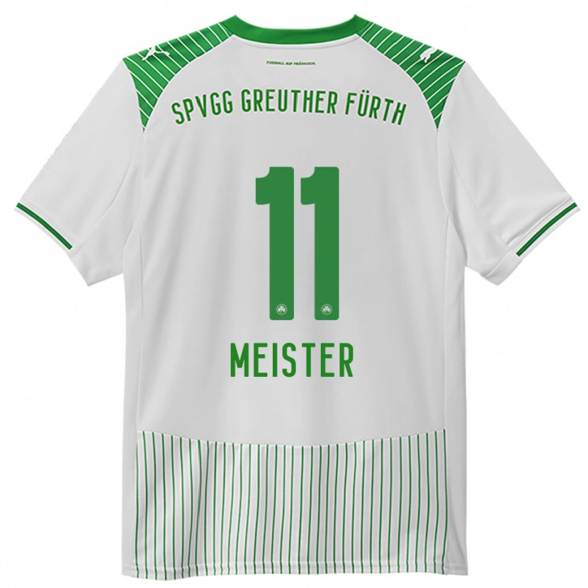 Danxen Heren Christoph Meister #11 Wit Groen Thuisshirt Thuistenue 2025/26 T-Shirt België