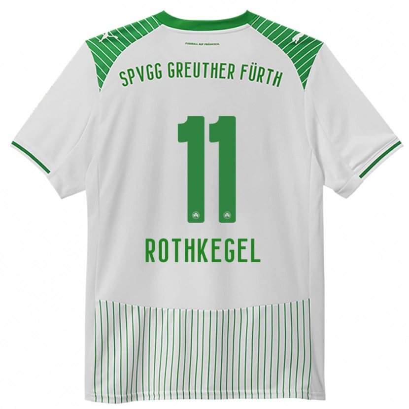 Danxen Heren Henri Rothkegel #11 Wit Groen Thuisshirt Thuistenue 2025/26 T-Shirt België