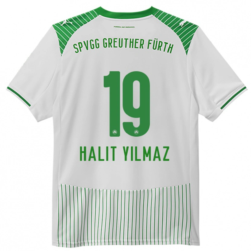 Danxen Heren Halit Yılmaz #19 Wit Groen Thuisshirt Thuistenue 2025/26 T-Shirt België