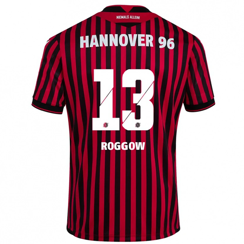 Danxen Heren Franz Roggow #13 Rood Zwart Thuisshirt Thuistenue 2025/26 T-Shirt België