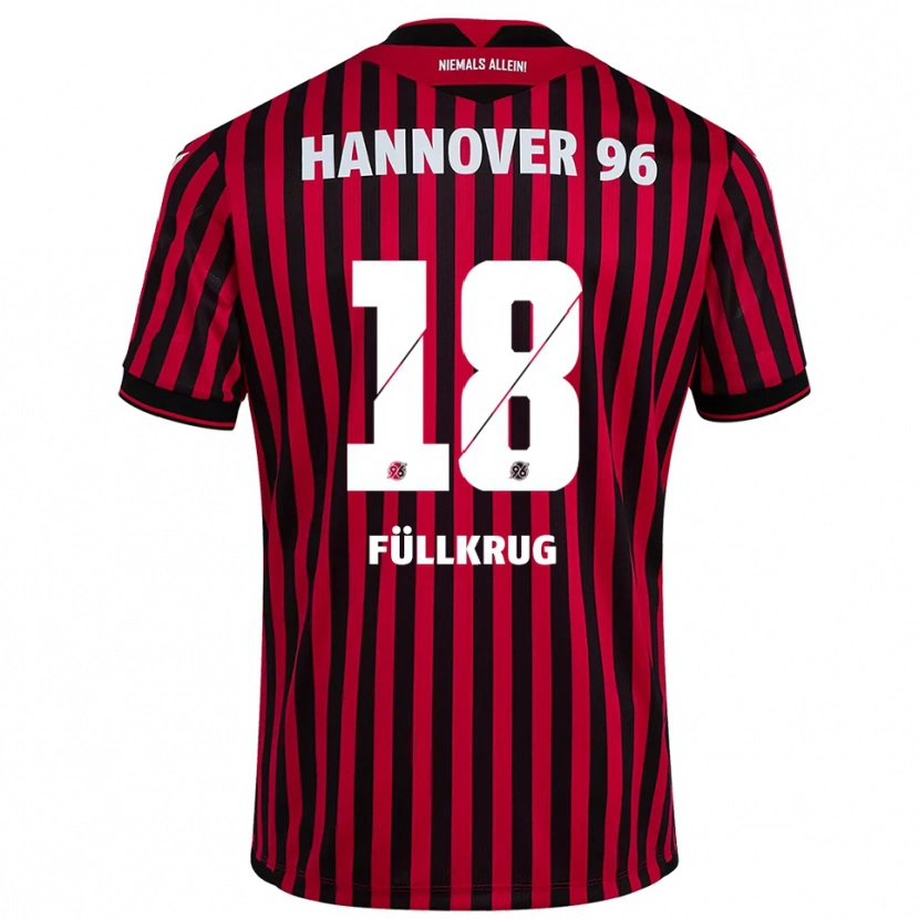 Danxen Heren Anna-Lena Füllkrug #18 Rood Zwart Thuisshirt Thuistenue 2025/26 T-Shirt België