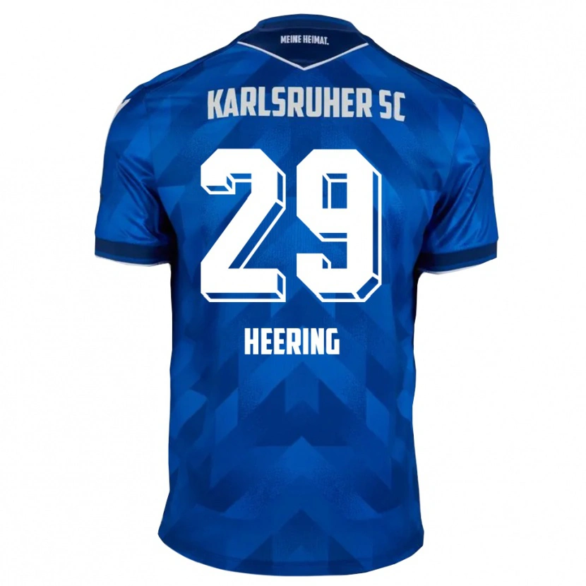 Danxen Heren Simon Heering #29 Blauw Wit Thuisshirt Thuistenue 2025/26 T-Shirt België