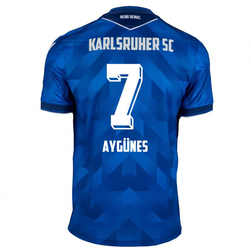 Danxen Heren Efekan Aygünes #7 Blauw Wit Thuisshirt Thuistenue 2025/26 T-Shirt België
