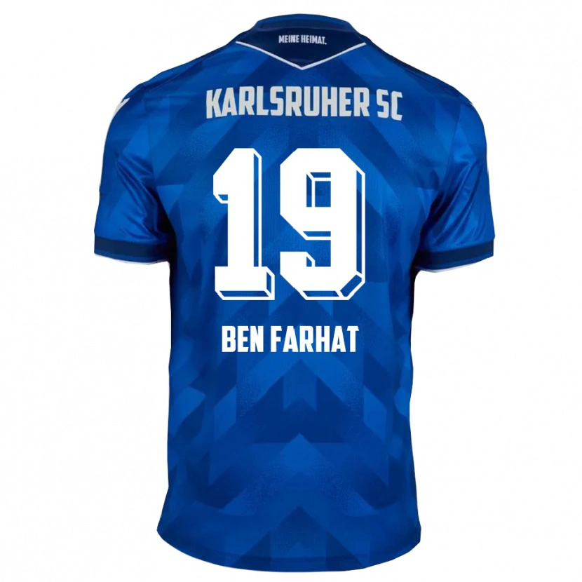 Danxen Heren Louey Ben Farhat #19 Blauw Wit Thuisshirt Thuistenue 2025/26 T-Shirt België