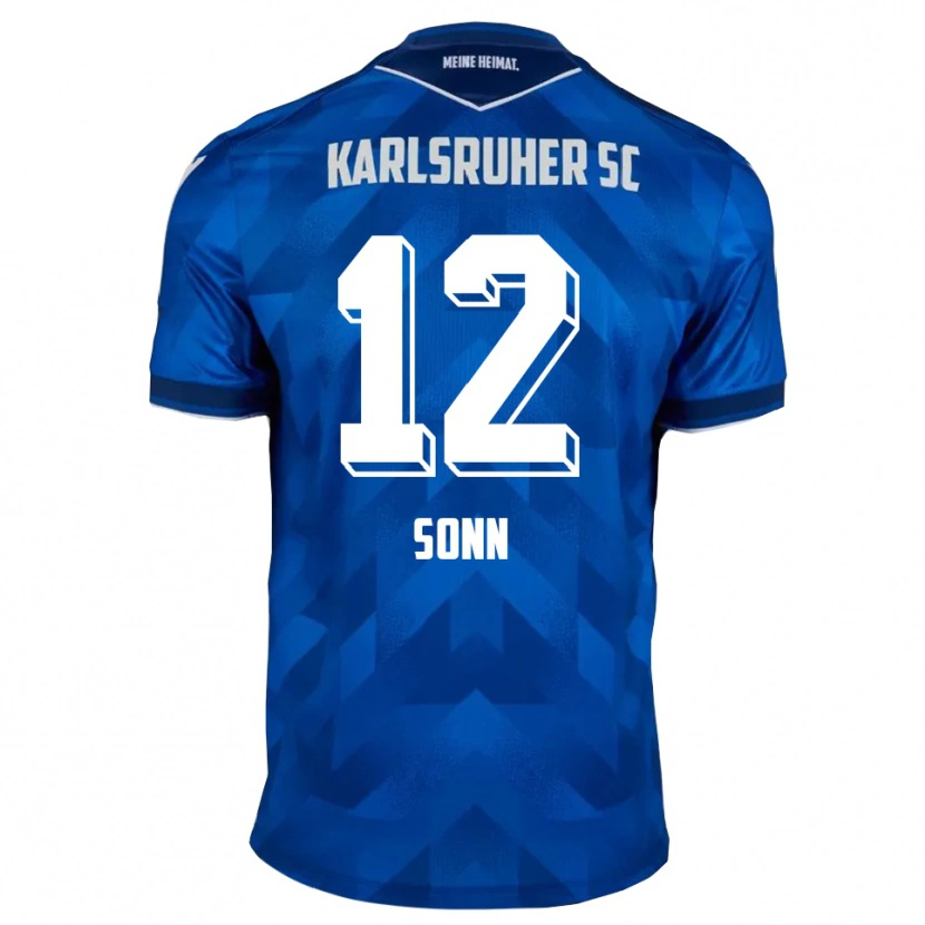 Danxen Heren Philipp Sonn #12 Blauw Wit Thuisshirt Thuistenue 2025/26 T-Shirt België