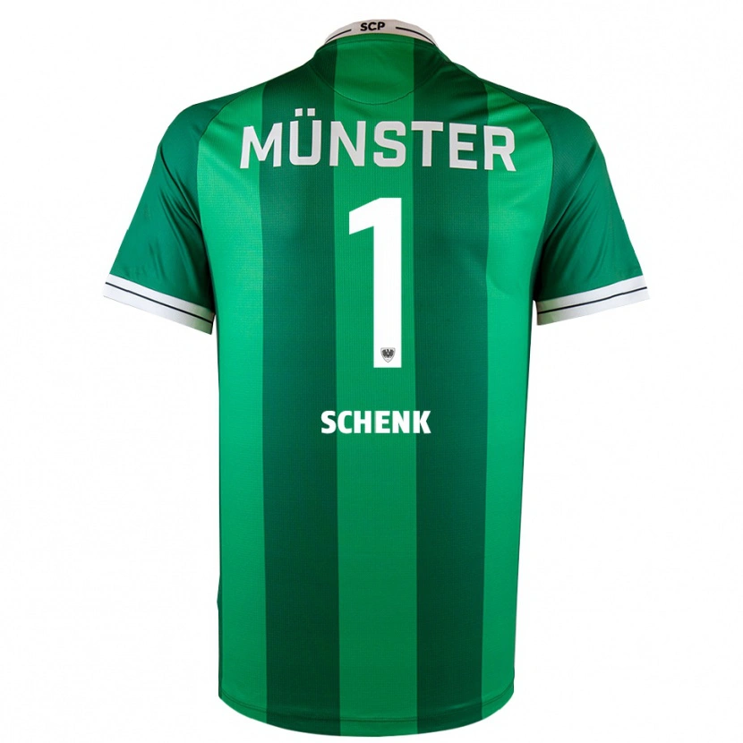 Danxen Heren Johannes Schenk #1 Groen Wit Thuisshirt Thuistenue 2025/26 T-Shirt België