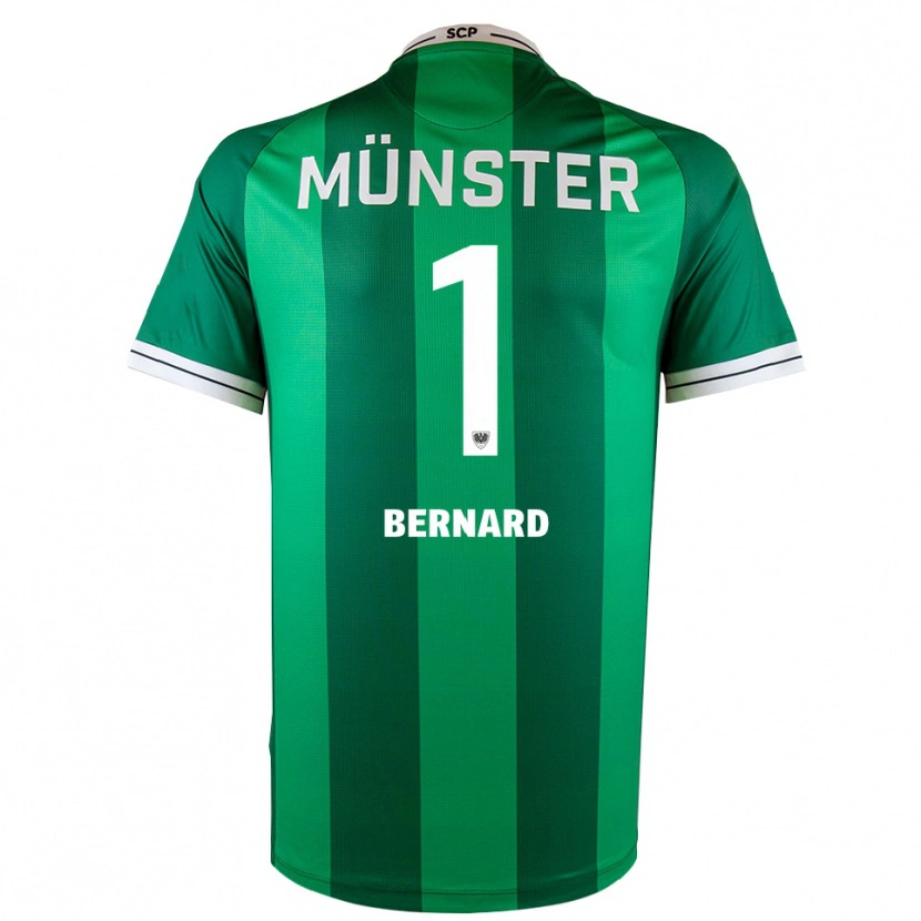 Danxen Heren Jan Bernard #1 Groen Wit Thuisshirt Thuistenue 2025/26 T-Shirt België