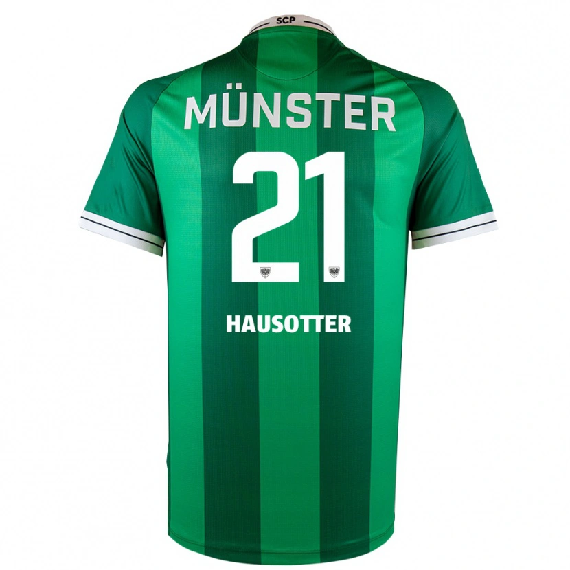 Danxen Heren Till Hausotter #21 Groen Wit Thuisshirt Thuistenue 2025/26 T-Shirt België
