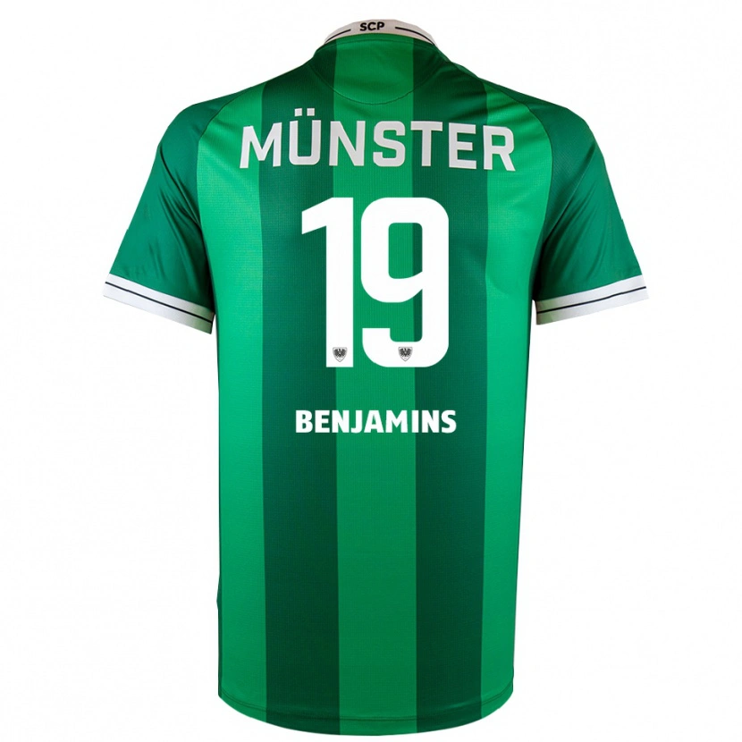 Danxen Heren Marvin Benjamins #19 Groen Wit Thuisshirt Thuistenue 2025/26 T-Shirt België
