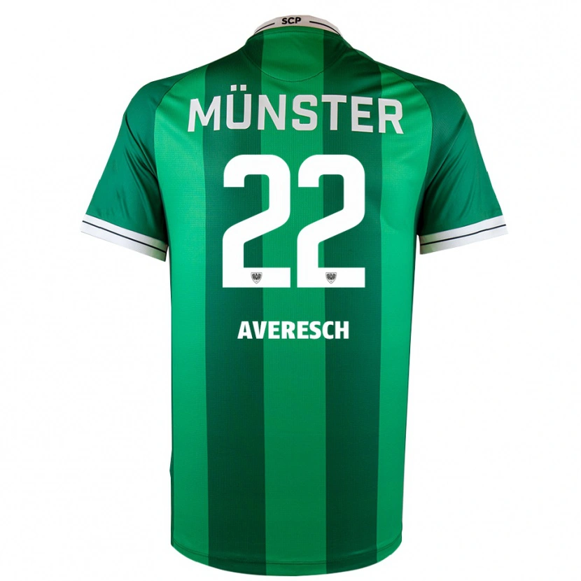 Danxen Heren Noah Averesch #22 Groen Wit Thuisshirt Thuistenue 2025/26 T-Shirt België