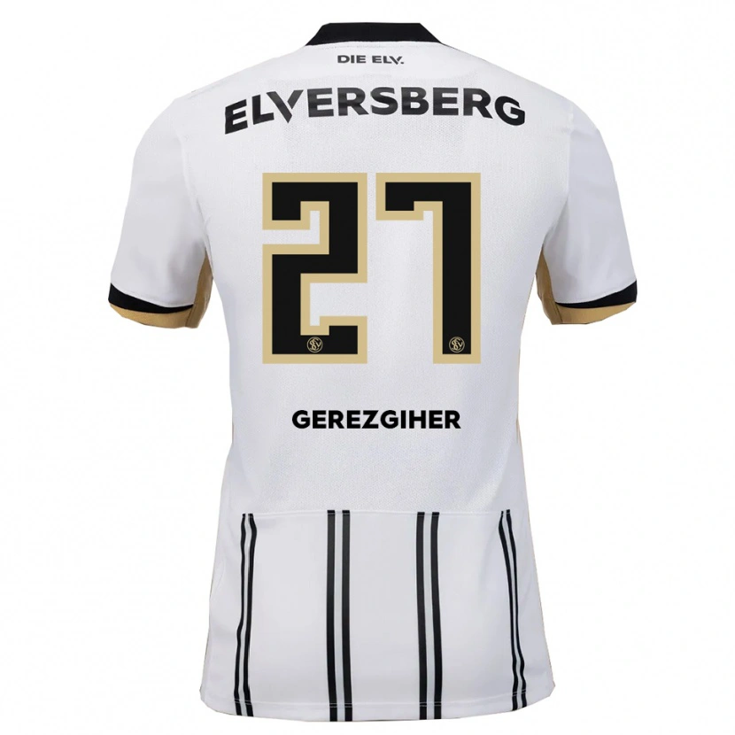 Danxen Heren Filimon Gerezgiher #27 Wit Zwart Thuisshirt Thuistenue 2025/26 T-Shirt België