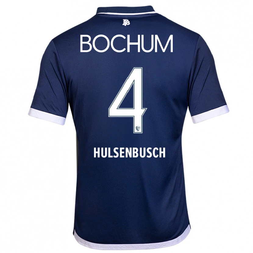 Danxen Heren Daniel Hülsenbusch #4 Marine Wit Thuisshirt Thuistenue 2025/26 T-Shirt België