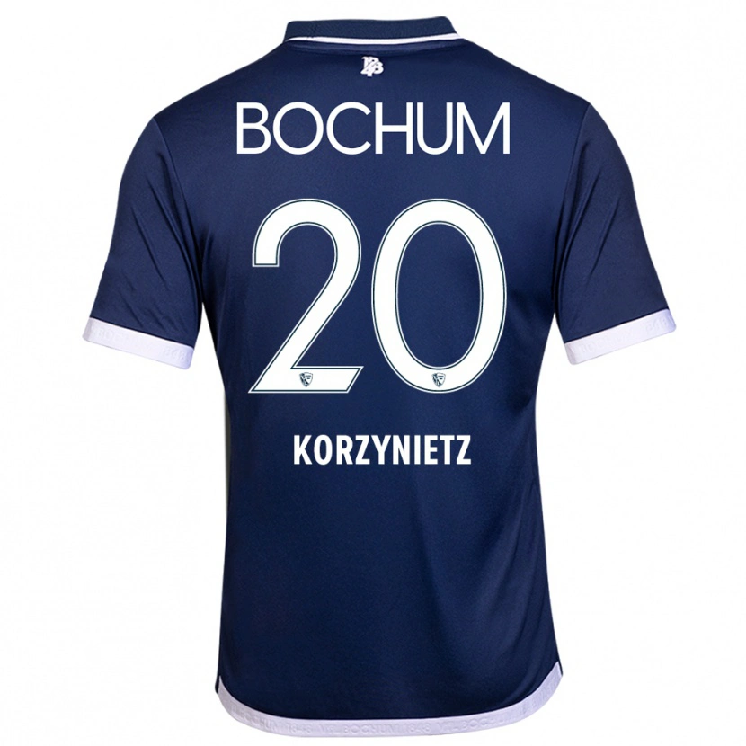 Danxen Heren Jaden Korzynietz #20 Marine Wit Thuisshirt Thuistenue 2025/26 T-Shirt België