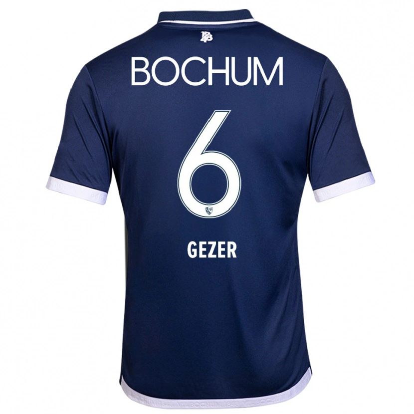 Danxen Heren Joel Gezer #6 Marine Wit Thuisshirt Thuistenue 2025/26 T-Shirt België