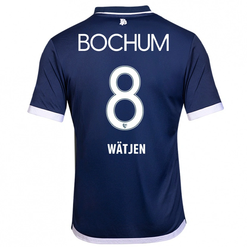 Danxen Heren Kjell Wätjen #8 Marine Wit Thuisshirt Thuistenue 2025/26 T-Shirt België
