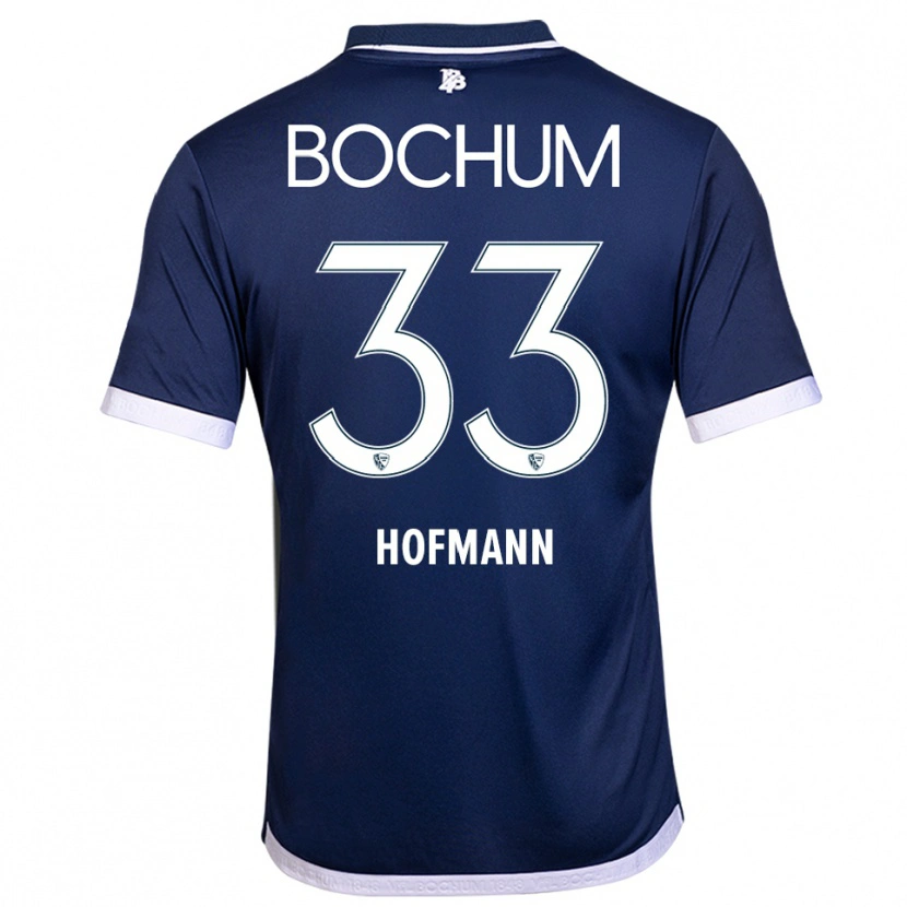 Danxen Heren Philipp Hofmann #33 Marine Wit Thuisshirt Thuistenue 2025/26 T-Shirt België