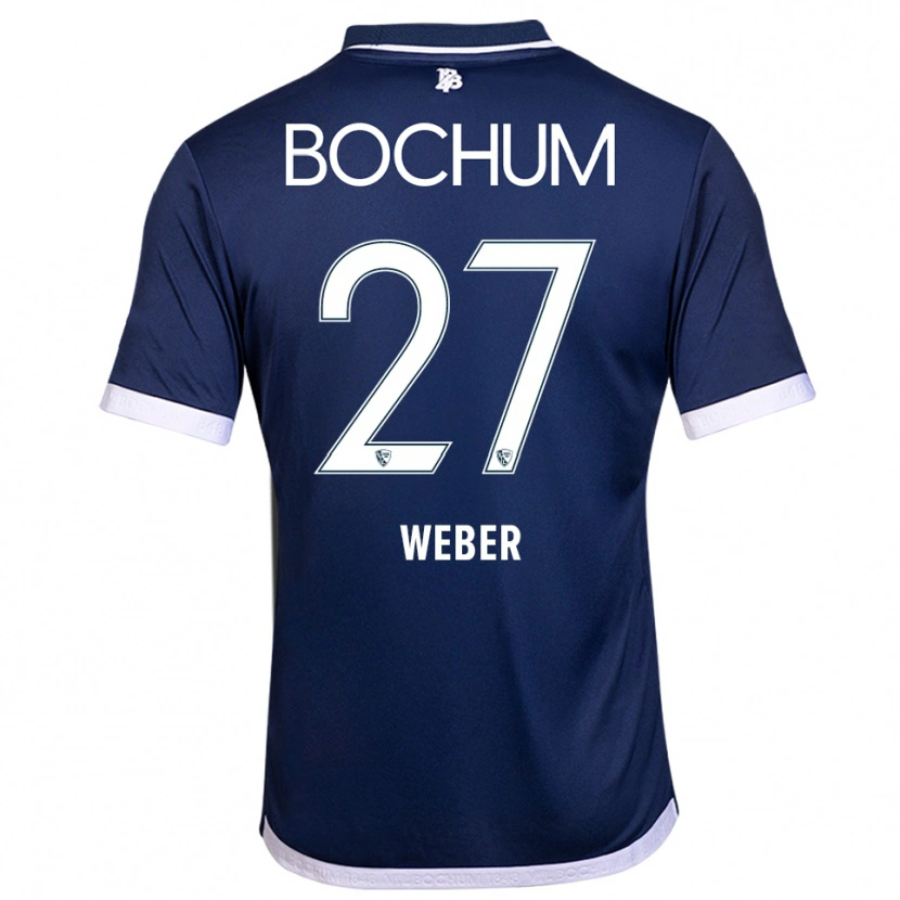 Danxen Heren Samuel Weber #27 Marine Wit Thuisshirt Thuistenue 2025/26 T-Shirt België