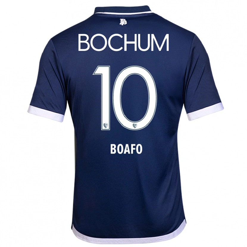 Danxen Heren Divine Boafo #10 Marine Wit Thuisshirt Thuistenue 2025/26 T-Shirt België