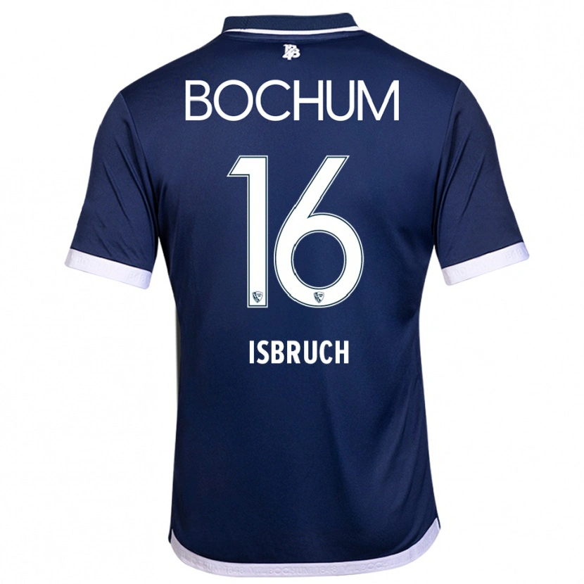 Danxen Heren Lasse Isbruch #16 Marine Wit Thuisshirt Thuistenue 2025/26 T-Shirt België
