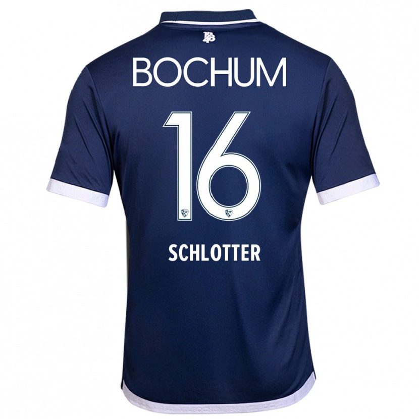 Danxen Heren Joel Schlotter #16 Marine Wit Thuisshirt Thuistenue 2025/26 T-Shirt België