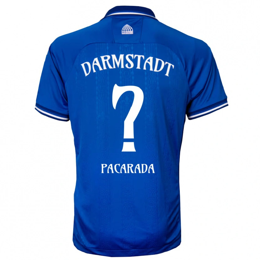 Danxen Heren Dellon Pacarada #0 Blauw Wit Thuisshirt Thuistenue 2025/26 T-Shirt België