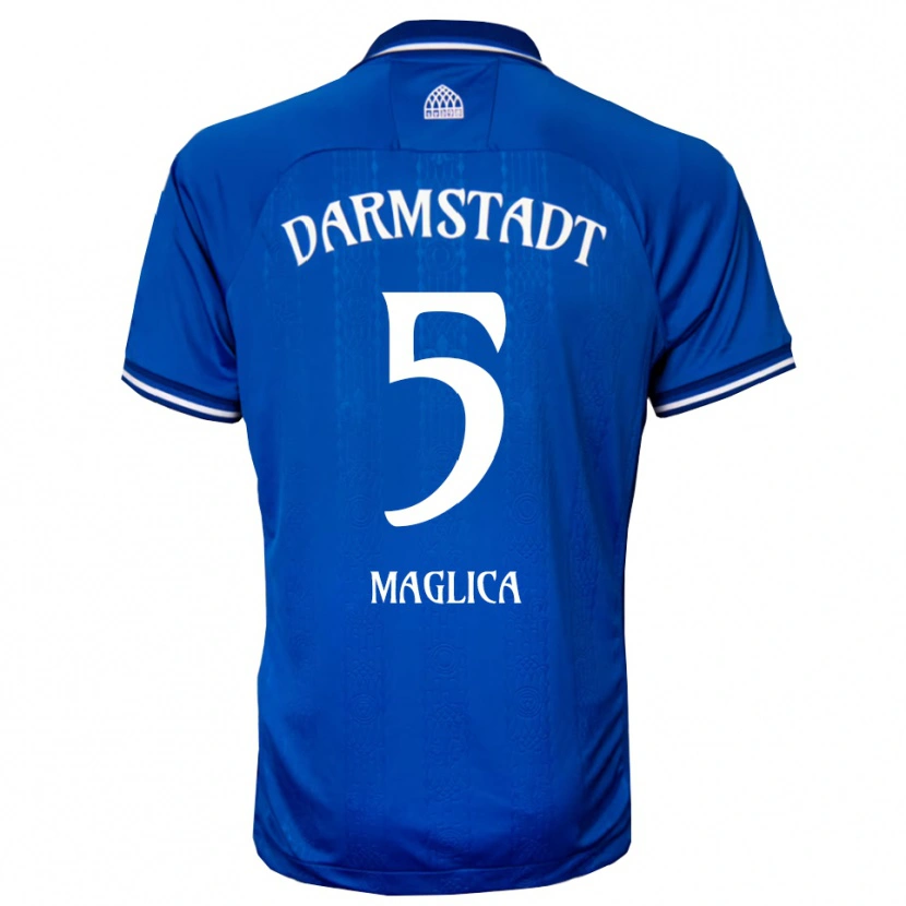 Danxen Heren Matej Maglica #5 Blauw Wit Thuisshirt Thuistenue 2025/26 T-Shirt België