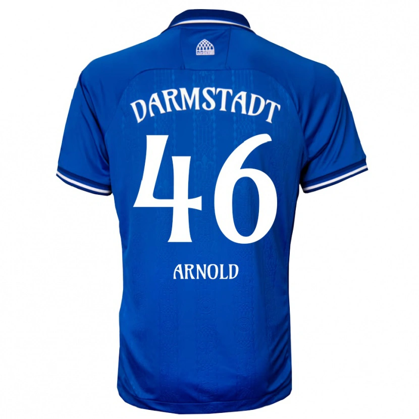 Danxen Heren Tim Arnold #46 Blauw Wit Thuisshirt Thuistenue 2025/26 T-Shirt België