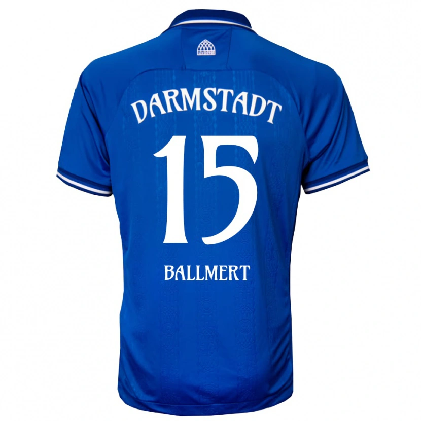 Danxen Heren Markus Ballmert #15 Blauw Wit Thuisshirt Thuistenue 2025/26 T-Shirt België
