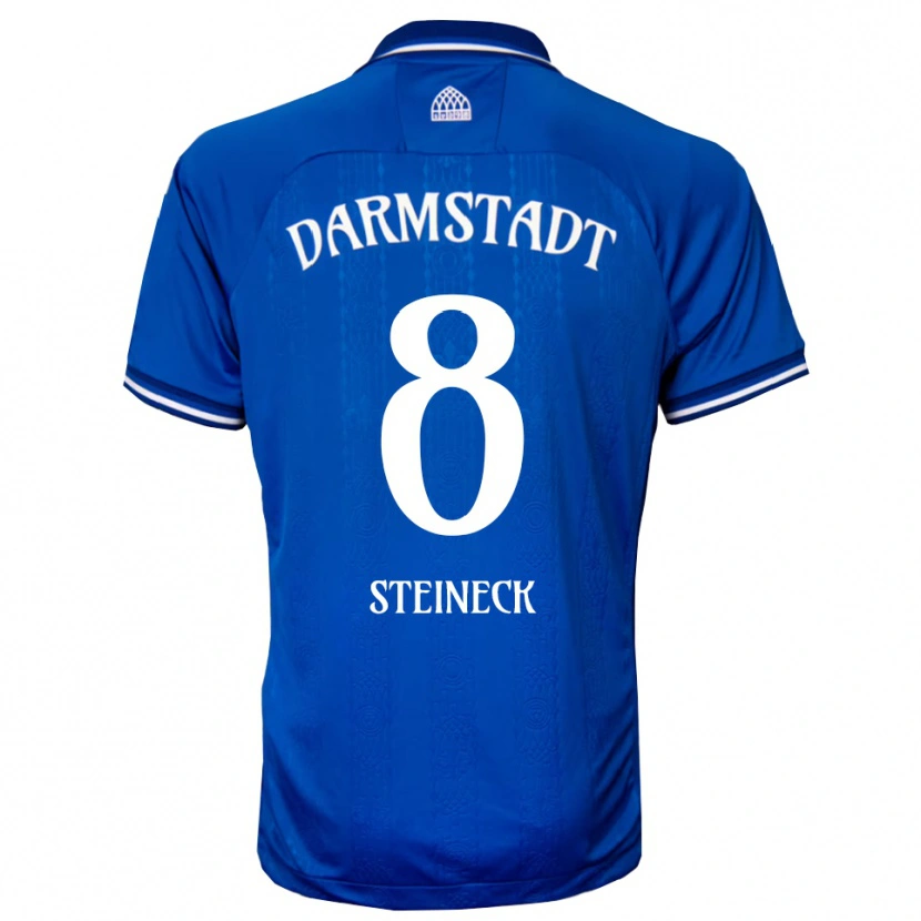 Danxen Heren Tom Steineck #8 Blauw Wit Thuisshirt Thuistenue 2025/26 T-Shirt België