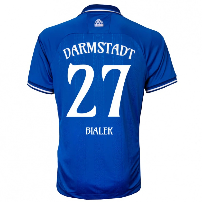 Danxen Heren Bartosz Bialek #27 Blauw Wit Thuisshirt Thuistenue 2025/26 T-Shirt België