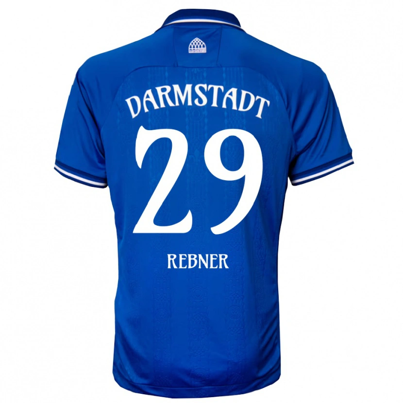 Danxen Heren Kian Rebner #29 Blauw Wit Thuisshirt Thuistenue 2025/26 T-Shirt België