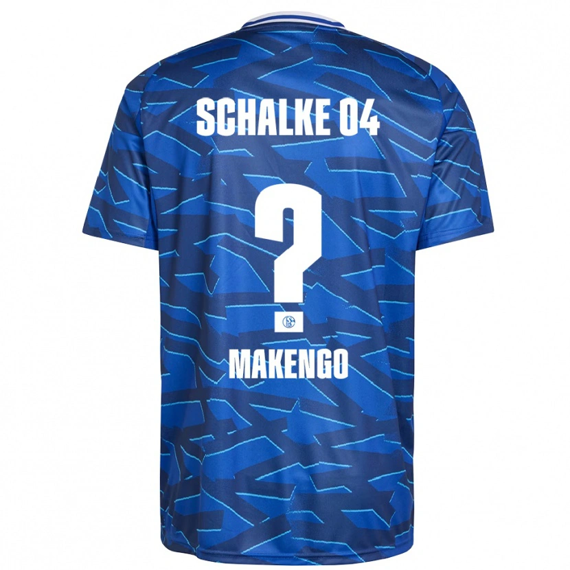 Danxen Heren Richard Makengo #0 Koningsblauw Wit Thuisshirt Thuistenue 2025/26 T-Shirt België