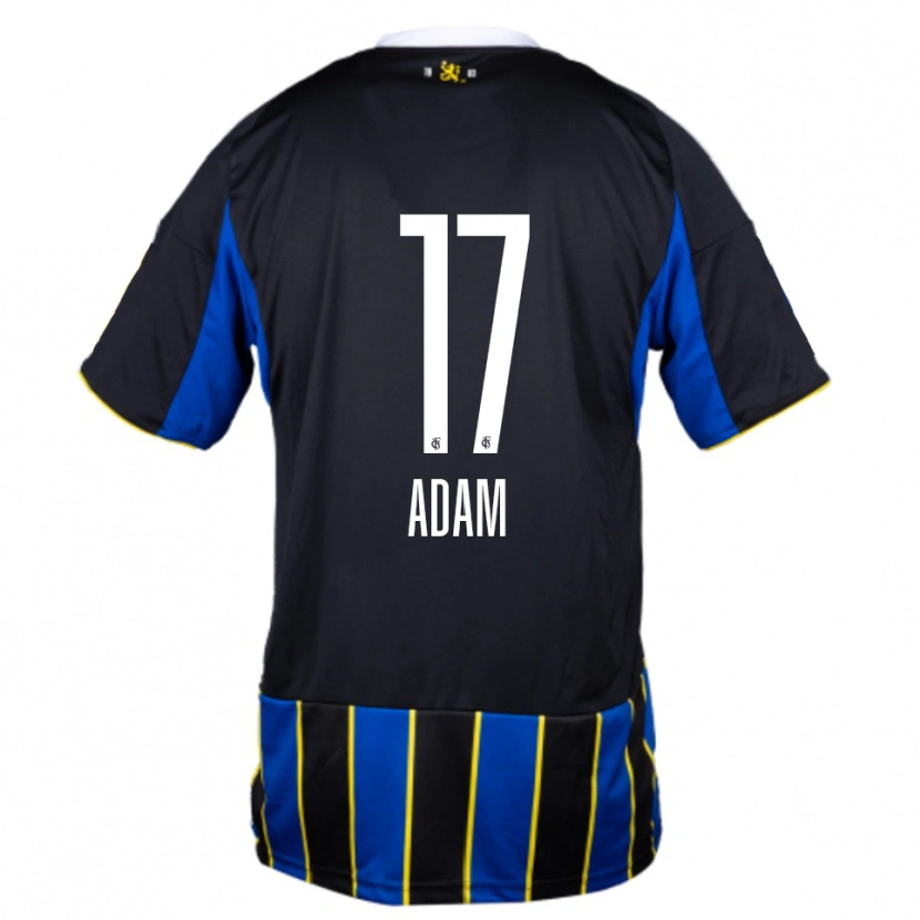 Danxen Heren Maximilian Adam #17 Blauw Zwart Geel Thuisshirt Thuistenue 2025/26 T-Shirt België