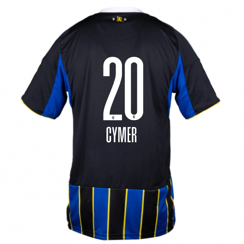 Danxen Heren Ricco Cymer #20 Blauw Zwart Geel Thuisshirt Thuistenue 2025/26 T-Shirt België