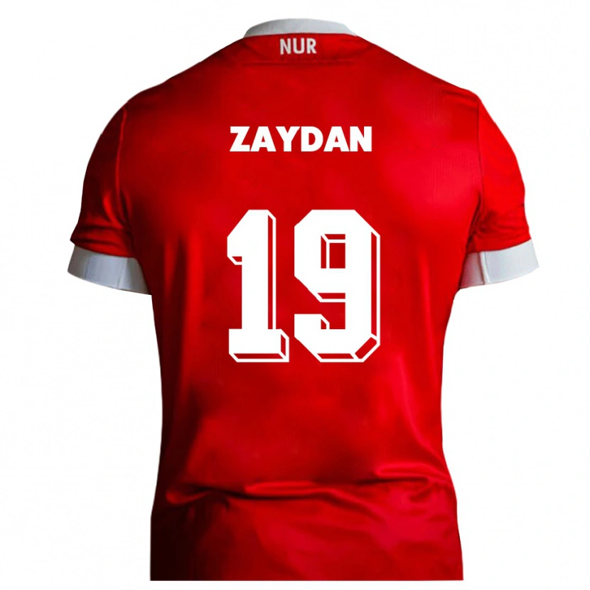 Danxen Heren Jannis Zaydan #19 Rood Wit Thuisshirt Thuistenue 2025/26 T-Shirt België