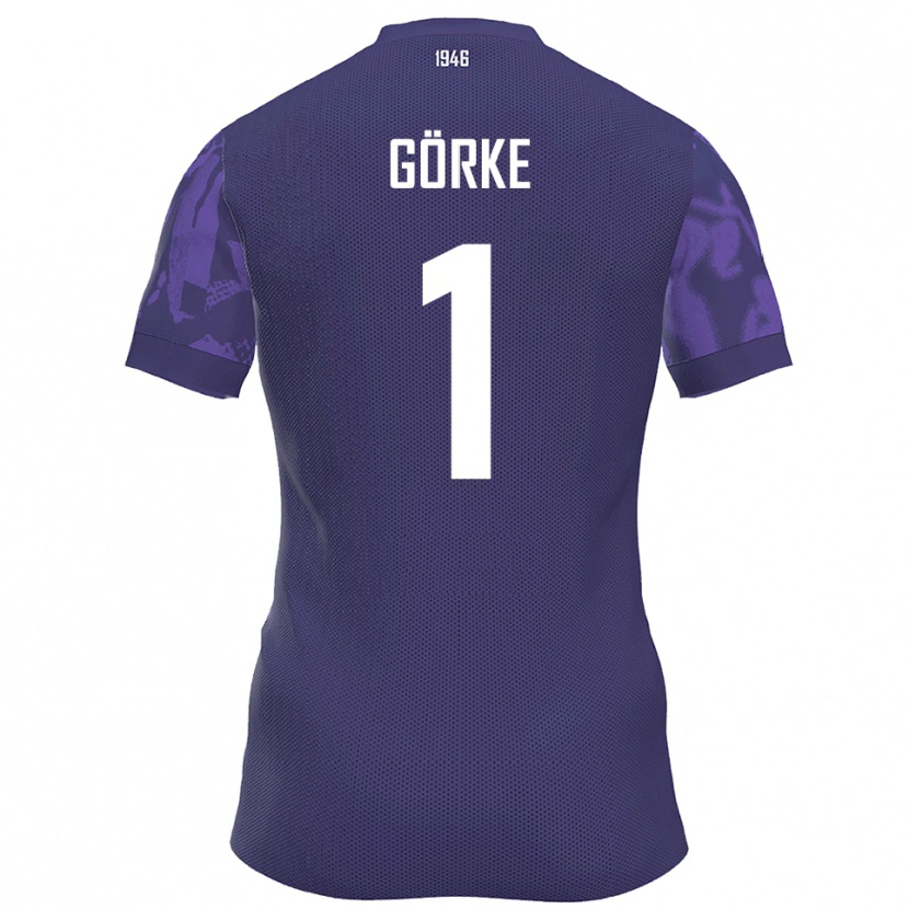 Danxen Heren Arthur Görke #1 Paars Wit Thuisshirt Thuistenue 2025/26 T-Shirt België