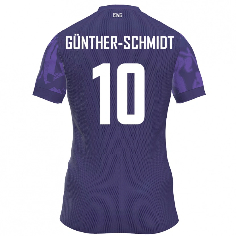Danxen Heren Julian Günther-Schmidt #10 Paars Wit Thuisshirt Thuistenue 2025/26 T-Shirt België
