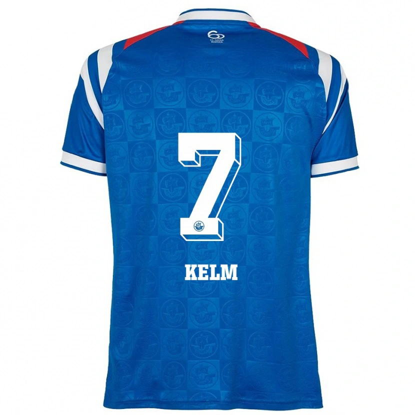Danxen Heren Mattes Kelm #7 Blauw Wit Rood Thuisshirt Thuistenue 2025/26 T-Shirt België