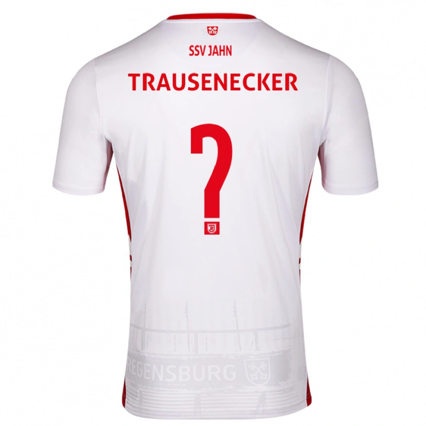 Danxen Heren Bastian Trausenecker #0 Wit Rood Thuisshirt Thuistenue 2025/26 T-Shirt België